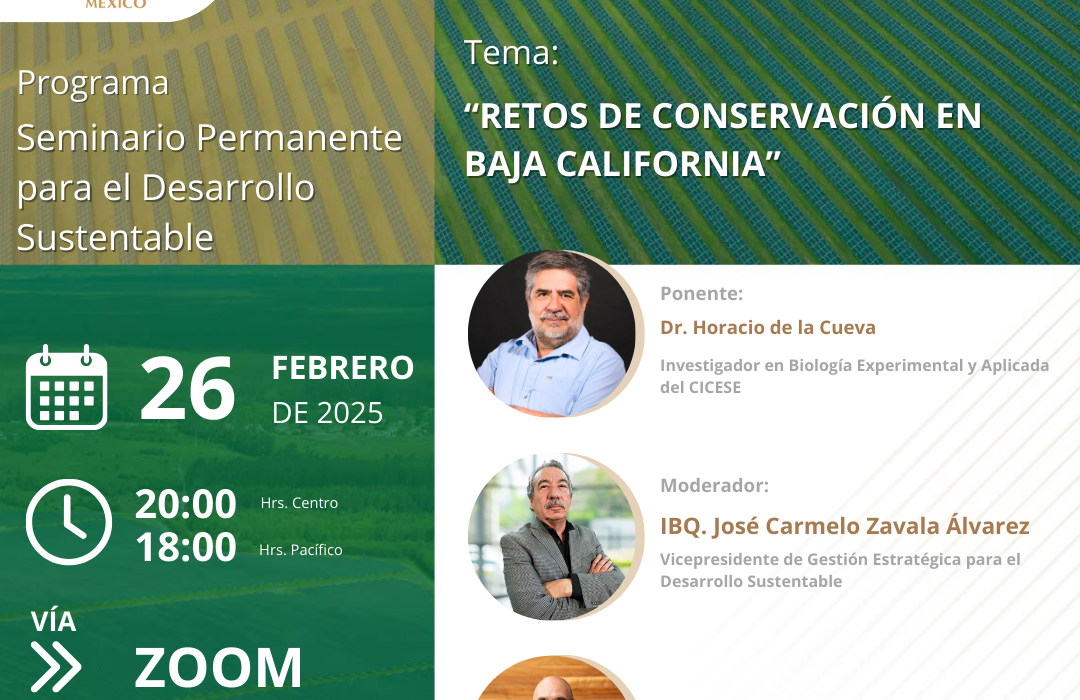 “RETOS DE CONSERVACIÓN EN BAJA CALIFORNIA”