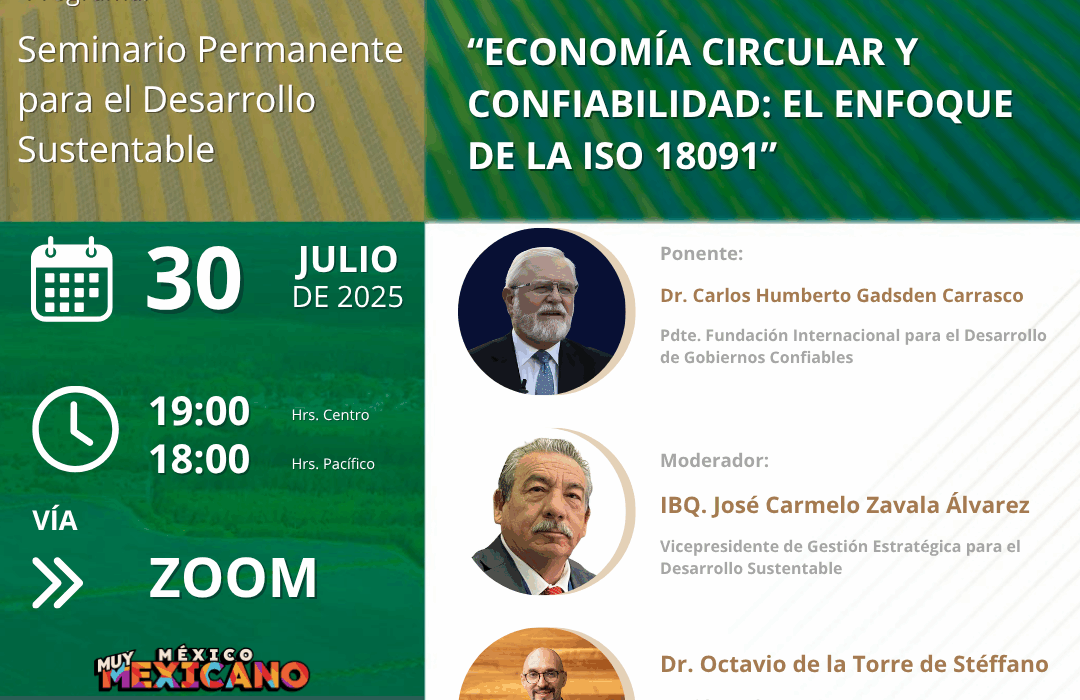 Dr. Carlos Humberto Gadsden Carrasco Pdte. Fundación Internacional para el Desarrollo de Gobiernos Confiables